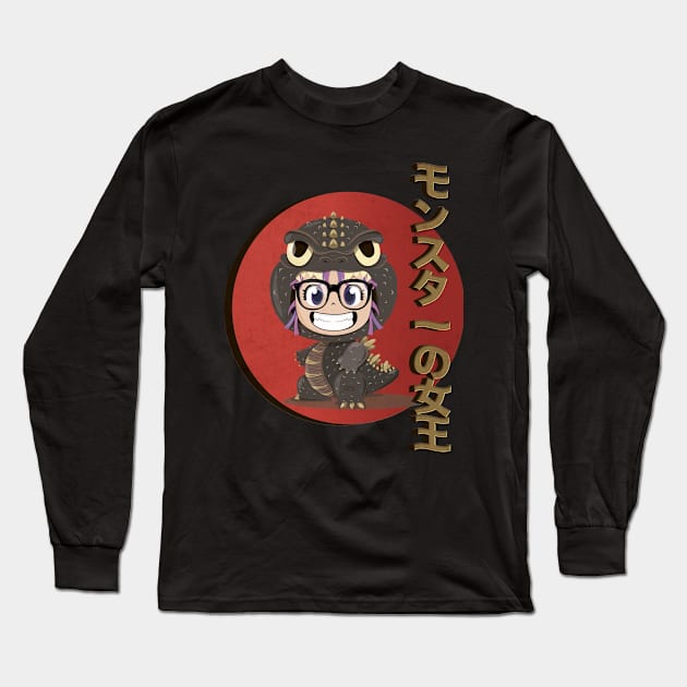 Queen of Monsters Long Sleeve T-Shirt by rosseve33